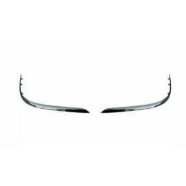 New Replacement 2PC Set 2003-2011 TOWN CAR Front Bumper LH & RH Chrome Molding Impact Strip Trim