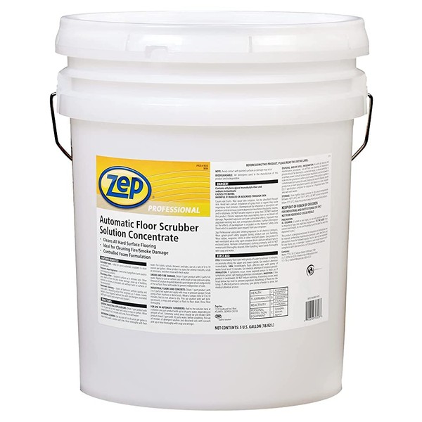 Zep Professional Automatic Floor Scrubber Solution Concentrate 5 Gallon (1 Pail) R03035