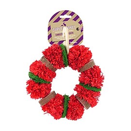 Rosewood Christmas Wreath Toy for Small Animals, 8cm diameter