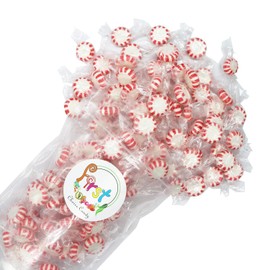 FirstChoiceCandy Starlight Mint Hard Candy Disc (5 Pound (Pack of 1), Red Peppermint)