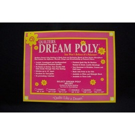 Quilter's Dream Midnight Black Poly Batting - Mid Loft- Queen