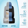 BDK PolyPro Car Seat Covers Full Set in Blue Gray