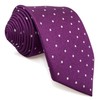 S&W SHLAX&WING Dotty Necktie for Men Dark Magenta Purple Plum