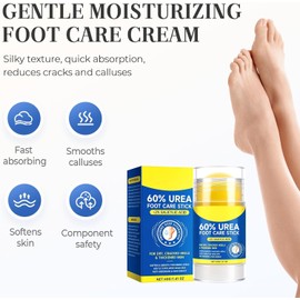 Crema Hidratante Y Reparadora Para Pies Con 60% De Urea, Edición 2026 Versión Mejorada. Hidrata Profundamente, Alivia La Sequedad Y Elimina Las Grietas, Regenerando Y Recuperando Los Pies Secos, Agrietados Y Desgastados (1, Aloe vera)