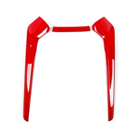 BoxCheer for 11th Gen Honda Civic 2022 2023 Gear Shift Panel Side Strips Armrest Box Trim Center Consoles Interior Decoration Sticker Accessories - Red