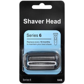 GRABOTE Electric Shaver Foil Replacement Head Compatible for B-raun 64B 6 Series 6075cc 6020s 6040cs 6072cc 6075cc 6090cc