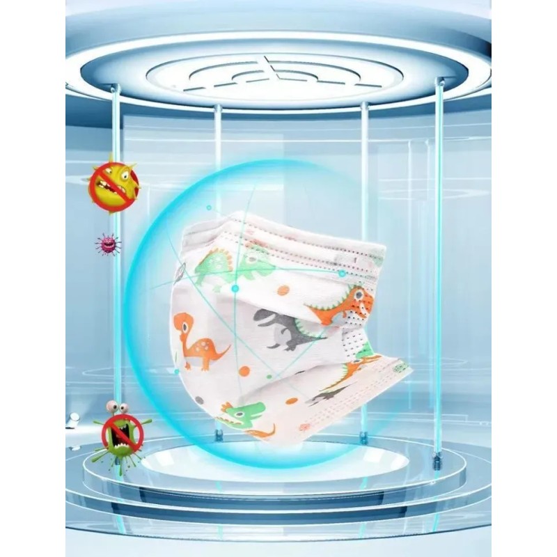 Hj Mascarilla Infantil Desechable Triple Capa 200 Hj