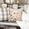 UBING Fall Pillow Covers 18x 18, Blossom & Bird Print