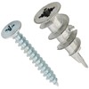 Rawlplug 7132 Zinc Self Drive LG Screw (100 pieces)