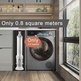 MEILANHUI 4-Legged Foldable Clothes Drying Rack with Wheels, Portable Large Capacity Space Saving Foldable Drying Rack for Indoor Outdoor Home Use, Ideal for Laundry Room Balcony Apartment