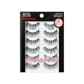 Ardell Wispies 113 Black, 6 Pairs x 1 Pack