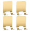 InnoHHustle - Soporte de acero inoxidable para afeitar, 4 piezas
