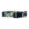 Native Pup Collar de perro camuflaje (mediano, verde)