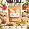 Natures Root Organic Astragalus Root Powder - 500g Herbal Supplement