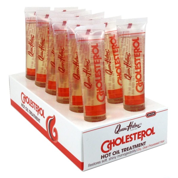 Queen Helene Cholesterol Hot Oil 1 Ouncetube (12 Pieces) Display (29ml)