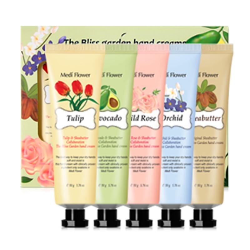 Bonita Garden Hand Cream 6-piece Set 5+1 Derm Moisturizing Cream