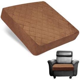 HEYTIMI Seat Cushion for Recliners, Memory Foam Recliner Cushion, 20x20x4'' Thick Seat Cushion for Elderly, Chair Cushions for Dining Chairs & Couch Cushion Support, Detachable Cover Brown