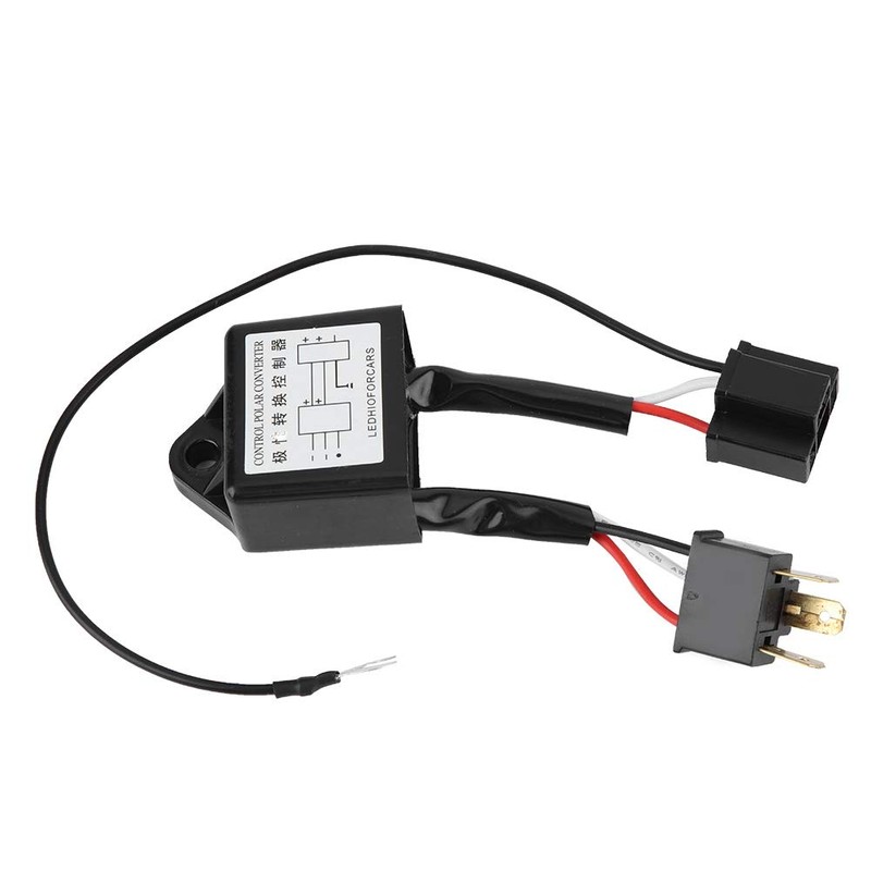 Aramox Polar Negative Converter, 2pcs Alloy LED Negative Converter Polar