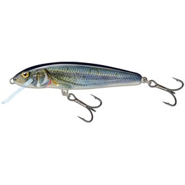 Salmo Minnow wobbler, colours: spirlin, length/weight/running behaviour/diving depth: 7 cm, 6 g, floating, 1.0 - 1.5 m