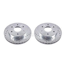 Power Stop AR8609XPR Front Evolution Drilled & Slotted Rotor Pair