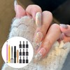 QWORK® 19Pcs Cat Eye Magnet Stick Set, Magnet Nail Art