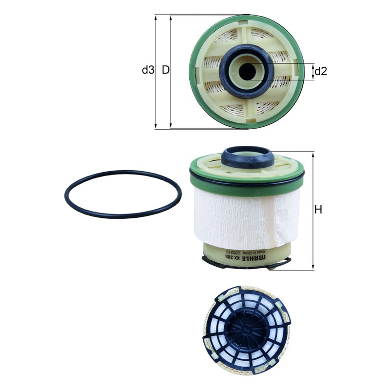 MAHLE KX 385D Fuel filter