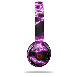 WraptorSkinz Skin Compatible with Beats Solo 4, Solo 3 and Solo 2 Wireless Headphones - Electrify Hot Pink - Decal Vinyl Wrap (Headphones NOT Included)