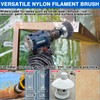 Ny lon Filament Brush - 9 Pack Abrasive Filament Nylon