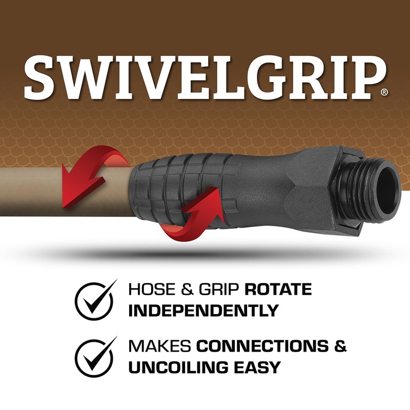 Flexzilla Colors SwivelGrip Garden Hose 5/8 in. x 50 ft.,