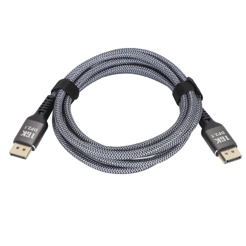 DisplayPort 2.1 Cable 16K 30Hz 40Gbps 3D Dynamic HDR Male