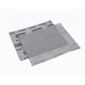 JCB - 240 Grit Mesh Sanding Sheets - 2 x Very Fine Metal Mesh Sanding Paper Sheets - Power Tool Accessory, Compatible with Palm, Orbital and Disc Sanders - Ideal for Surface Preparation and Finishing