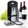 ALLCAMP OUTDOOR GEAR Portable Wine Travel Bag With Acrylic Glasses