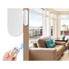 ThreeH 2 Packs Door Window Alarm Sensor with 2 Packs