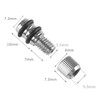 Shelf Bracket Peg 20PCS 8x18mm Zinc Alloy Single Glass Shelf