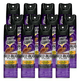 Hot Shot Bed Bug Killer Aerosol, Case Pack of 12