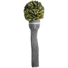 Jan Craig Handmade Driver Headcover 460cc Silver/Aspengreen/Yellow