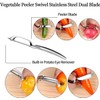 Fruit Peelers, Vegetable Peeler for Kitchen Stainless Steel Y Shape