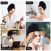 Sinland Microfiber Hair Drying Towels Ultra Absorbent Hair Turban Drying