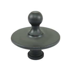 Silscvtt Gooseneck Ball Adapter Trailer Hitch Fifth Wheel Kingpin to 2-5/16 Inch Gooseneck Ball Towing Receiver Adapter Black