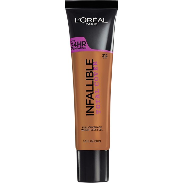 L'Oreal Paris Infallible Total Cover Foundation, Cocoa 1 Ounce