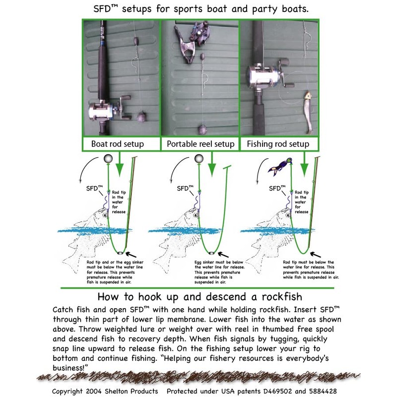 Shelton SFD Fish Descender - SFD