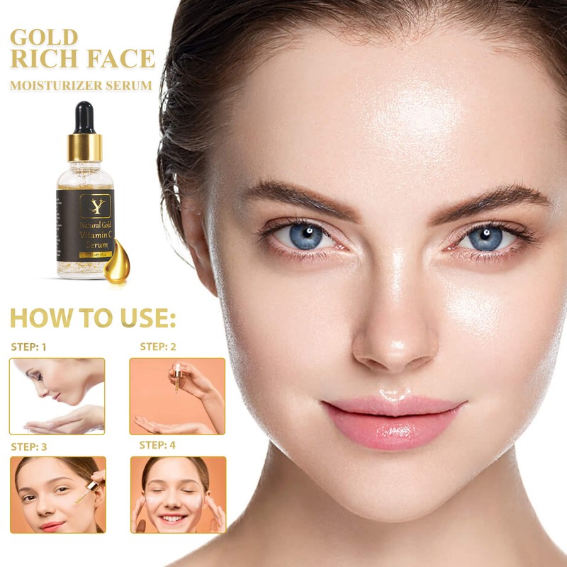 zoomt Gold Rich Face Moisturizer Serum - Anti-wrinkle & Anti-Aging