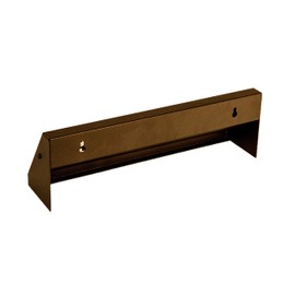 SteelCrest Bronze Series Victorian Triangular Baseboard Register - Oil Rubbed Bronze Finish (18")