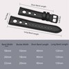 BISONSTRAP Rally Men's Leather Watch Strap Width 18 mm 20