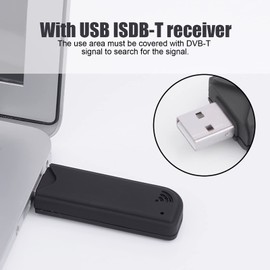 Tuner Receiver Stick, Mini USB2.0 TV Receiver ISDB-T Digital TV Stick Tuner Video Recorder for Laptop PC
