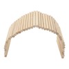 Pet Hideout Bridge Wooden Safe Bendable Small Pet Climbing Tunnel