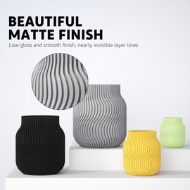 ELEGOO Matte PLA Filament Bundle 4KG, 1.75mm 3D Printer Filament Dimensional Accuracy +/- 0.02mm, 1kg Spool (2.2lbs) Fits for Most FDM 3D Printers Sakura Pink/Lavender Purple/Ice Blue/Sunshine Yellow