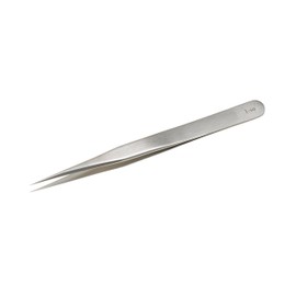 Aven 18043USA Pattern 1 Straight Fine Precision Tweezer, Stainless Steel, 4-3/4" Length, 3 Star Grade