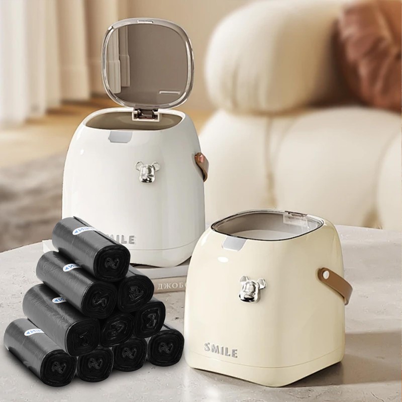 FAELNK Small Trash Bags 3 L Mini Bin Bags Small