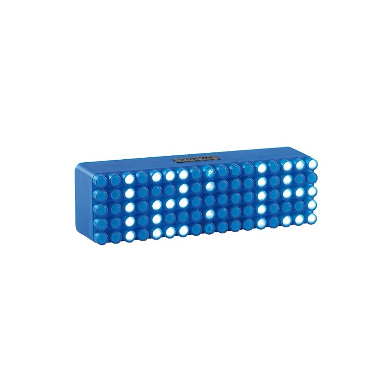 infactory Wecker Digital Design: LED-Designer-Wecker Blue 24" (Stylische Wecker, LED